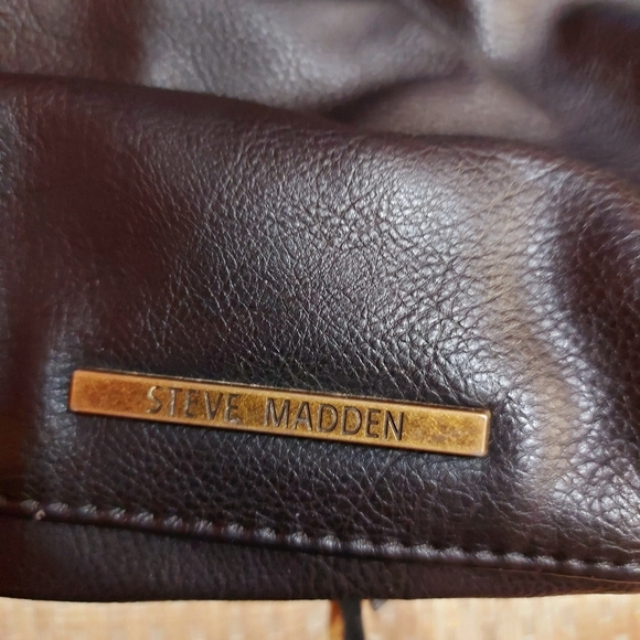 STEVE MADDEN black leather purse - Picture 3 of 5